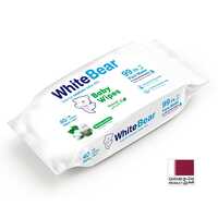 WHITE BEAR Baby Wipes Sensitive Skin 40's