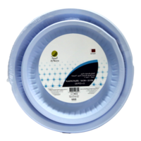 Al Meera Plastic Plate 18Cm + 22Cm (20Px2) Pkt