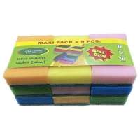 Mohajl Colored Sponges 9Pcs 9091