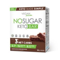 VEGAN Pure No Sugar Keto Bar Chocolate Fudge 40G