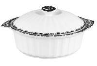 ASCOT ROUND CASSEROLE 24CM WITH LID YB018424