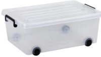 SONGA Rolling Organizer Storage Box 45L