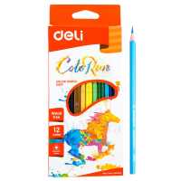 Deli Col.Pencil 12Pcs Color Run C00100