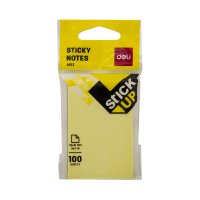 Deli Sticky Notes Yellow 100pcs A012