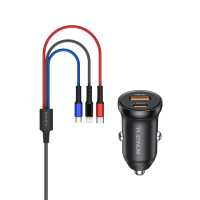 PLATINUM CAR CHARGER MINI 20W+3IN1 CBL