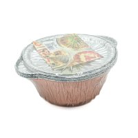Aluminium Pot Food Container With Lid Small 3pcs