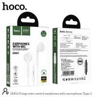 HOCO EARPHONE DM51 TYPE-C WHT