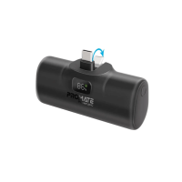 PROMATE PBANK 5000MAH 20W PD TYPE C WHTE