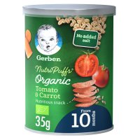 GERBER Nutri Puff Tomato&Carrot 35G