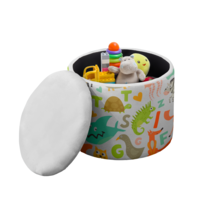 Ottoman Animal Alphabet Kids 38X38X24Cm