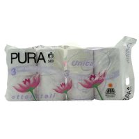 PURA Toilet Paper Unica 3-Ply x 8 Rolls