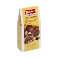 LOACKER Tortina Mini Original Crispy Milk Chocolate with Hazelnut Cream Pack 90g