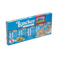 LOACKER Vanilla Wafers 45gx5