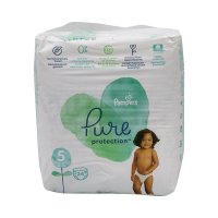 PAMPERS Pure Protection Baby Diapers Size 5, 24pcs