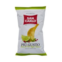 SAN CARLO Potato Chips Lime & Pink Pepper 150g