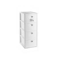 Stefanplast Plastic Drawer 4-Tier 304024