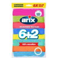 Arix Microfibre Cloths Multipack 6+2
