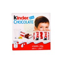 KINDER Milk Chocolate Bar 4pcs, 50g