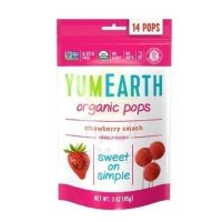 Yum Earth Organic Pop Strawberry 87G