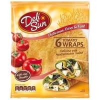 Delisun Tomato 6 Wraps 24Cm 360G