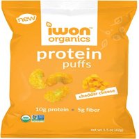 IWON Organics Protein Puffs Cheddar Cheeses 42G