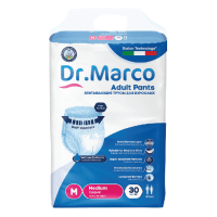 DR. MARCO ADULT DIAPER MED 30S @SP