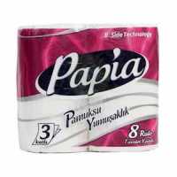 Papia Toilet Paper 8 Roll 3 Play