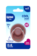 Wee Baby Round Teat Soother Kod-363 Assorted Colours