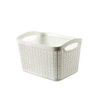 Plastic Basket With Knit Design 6.6L M-083