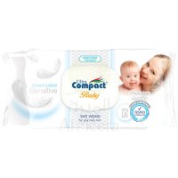 Ultra Compct Baby Wipes Crm Lotion 72S