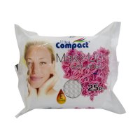 Ultra Compact Make-Up wet wipes bag 25 pcs
