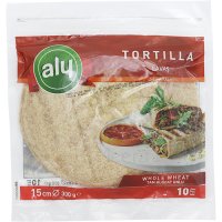 ALY Tortilla Bread Whole Wheat 10pcs, 300g