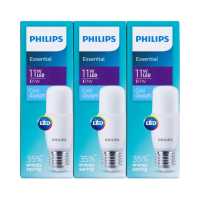 PHILIPS Essential Day Light Stick 11W E27 Candle 3pcs