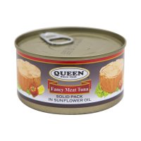 QUEEN Meat Tuna Solid in Sunflower Oil 185g
