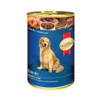 SMARTHEART Canned Adult Dog Food - Chicken & Liver 400g