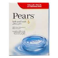 PEARS Soap Soft & Fresh Blue 125g x 4