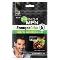 GARNIER Hair Color Shampoo for Men Natural Black No.1