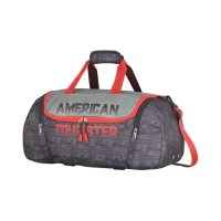 AT GRID DUFFLE BAG 55CM GREY