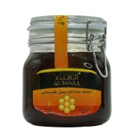 AL SANAA Honey Glass Clip Jar 1Kg