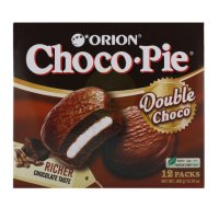 Orion Choco Pie Double Choco 12 Pack 360G
