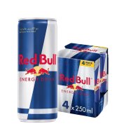 RED BULL Energy Drink, 250ml (Pack of 4)