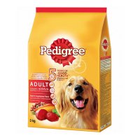 Pedigree Beef and Vegetables Dry Food for Adult Dog 3kg