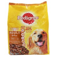 Pedigree Chicken and Vegetables Dry Food for Adult Dog 3kg