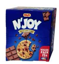 Oryx Njoy Choco Chip Cookies 36Gx12@Sp