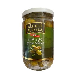 AL SANAA Green Olives 600g