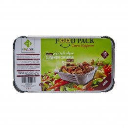 FOOD PACK Aluminium Container A63 Small 10pcs