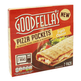 GOOD FELLAS 2 TRIPLE CHEESE PIZZA POCKETS