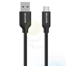 PROMATE Cable USB-A TO USB-C 1M Black CCORD‐1