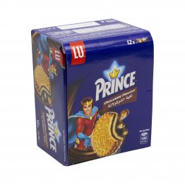 Prince Sandwich Biscuits Chocolate Flavour 12pcs×38g