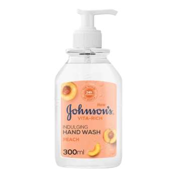 JOHNSONS Vitarich  Handwash Peach 300ml